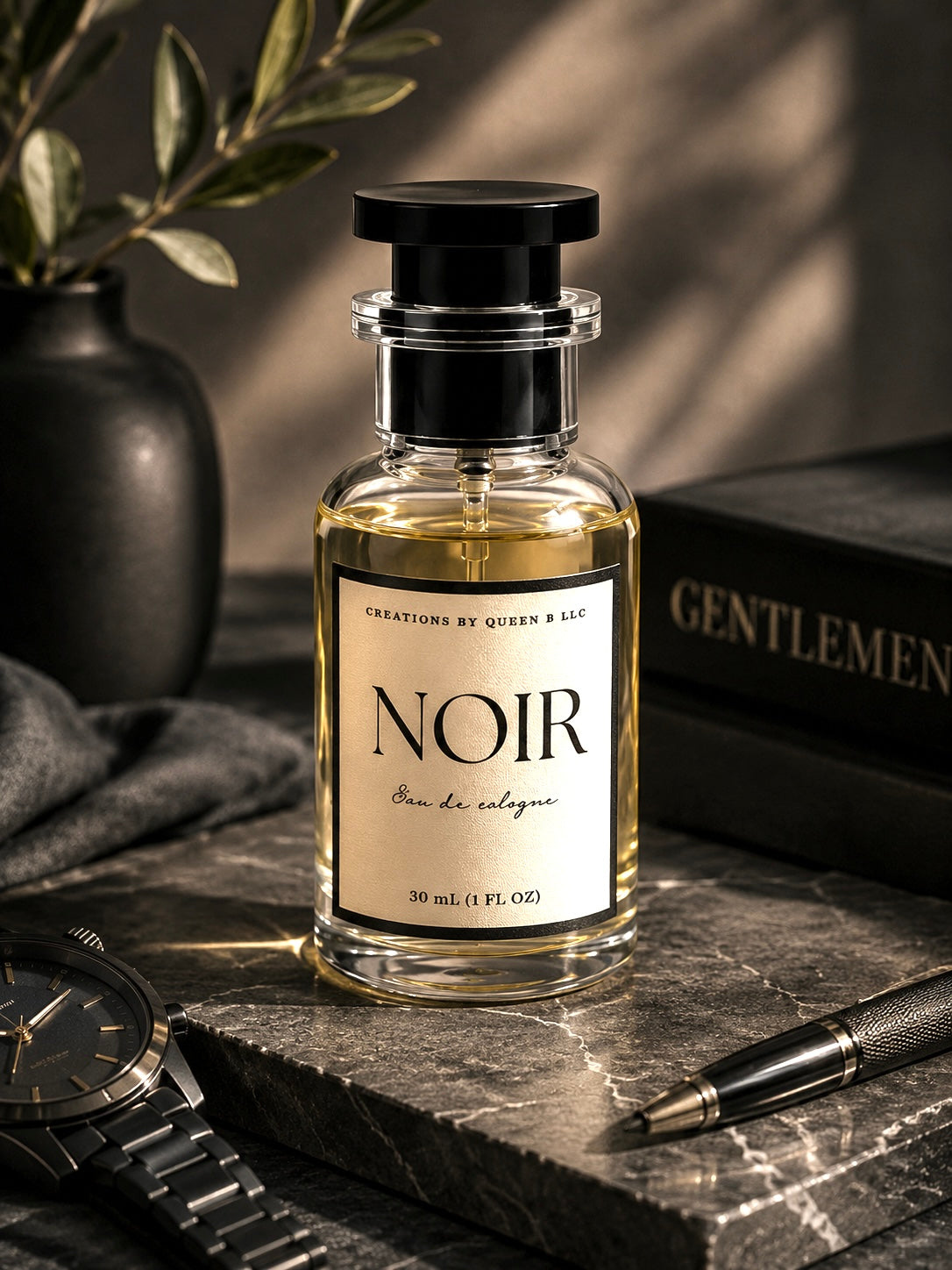 Noir| Luxury Eau de Cologne - 30mL