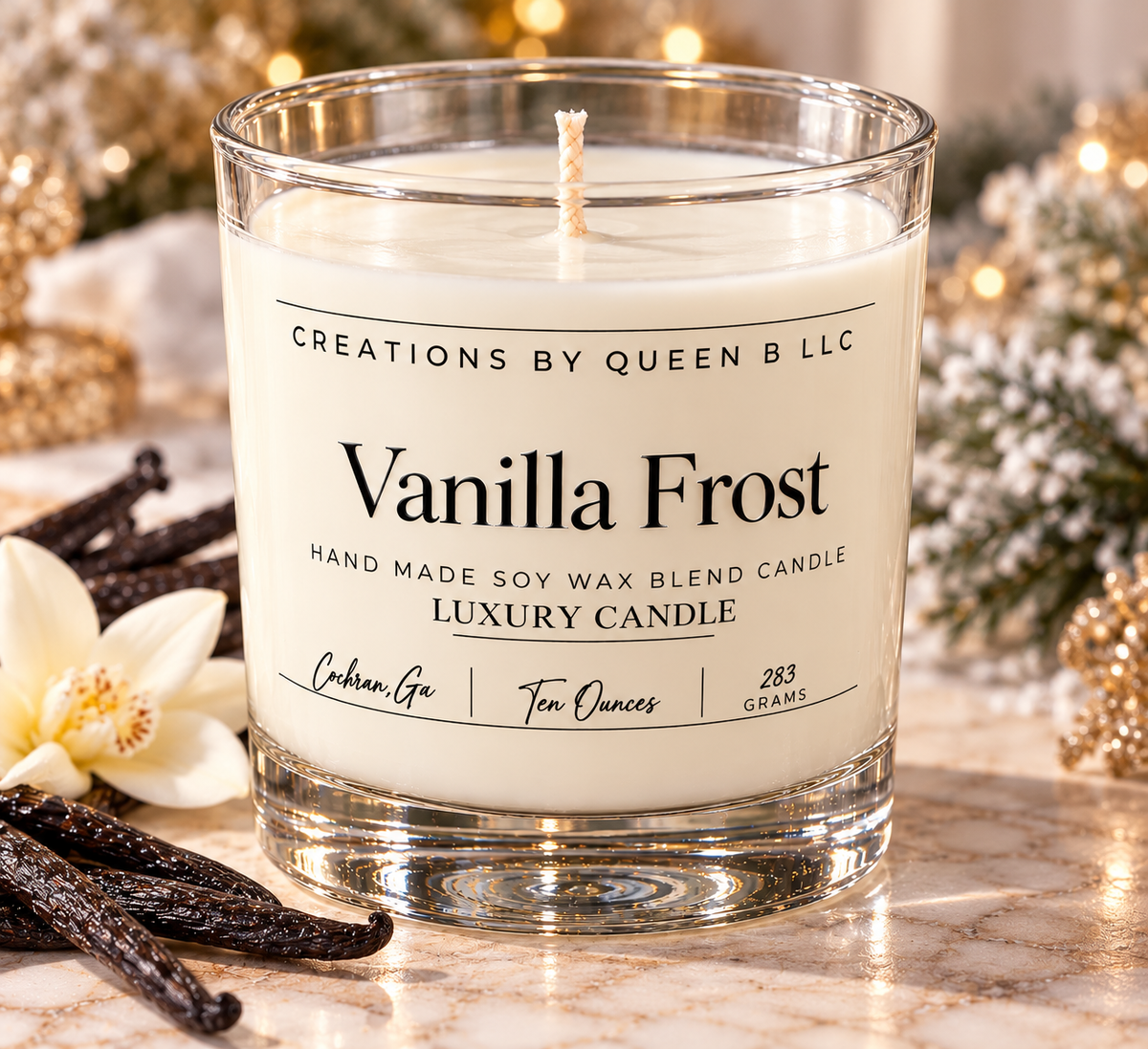 Vanilla Frost | 10 oz Scented Candle